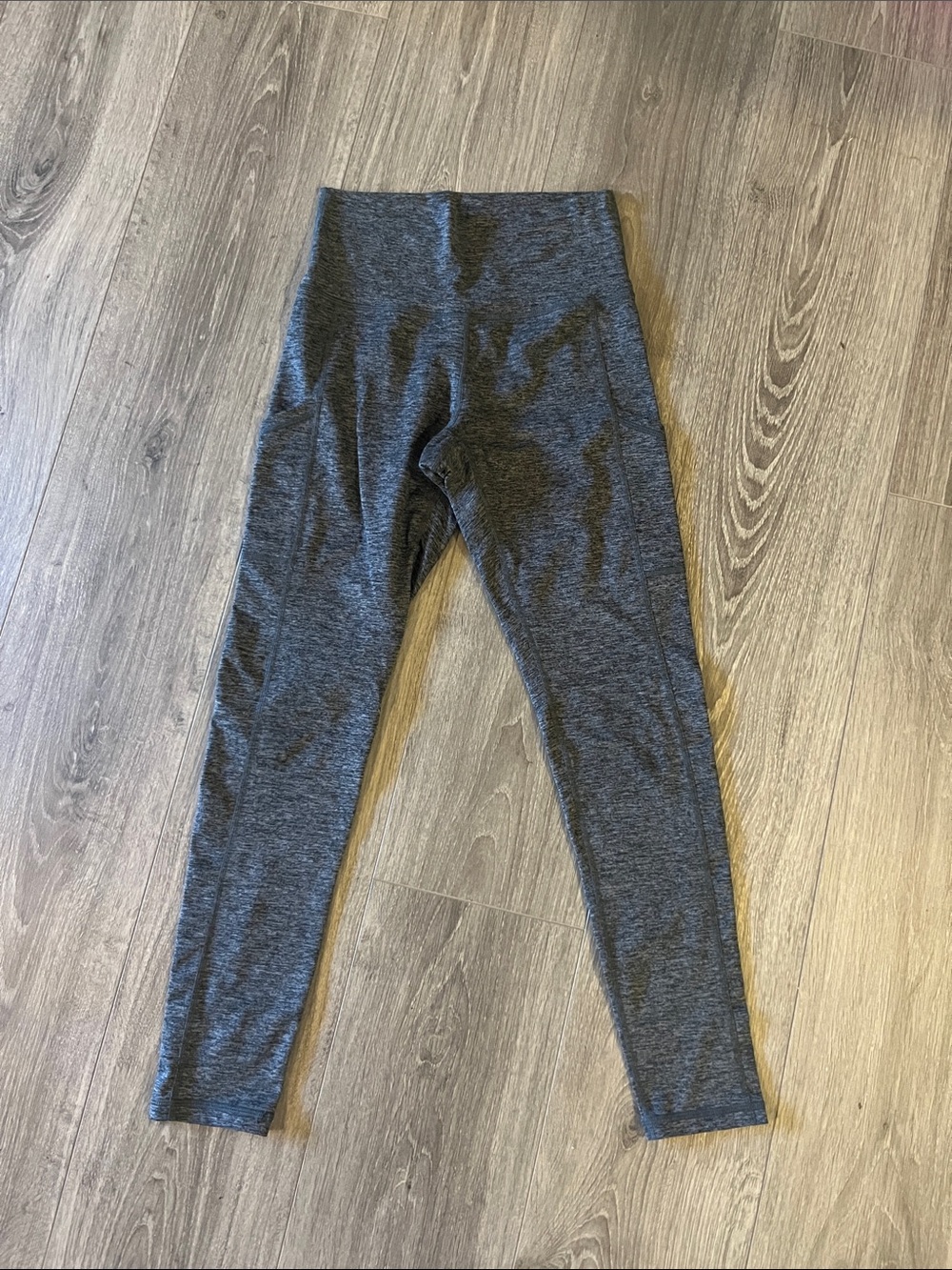 Aerie High-Waist Gray Athletic Leggings with Pockets